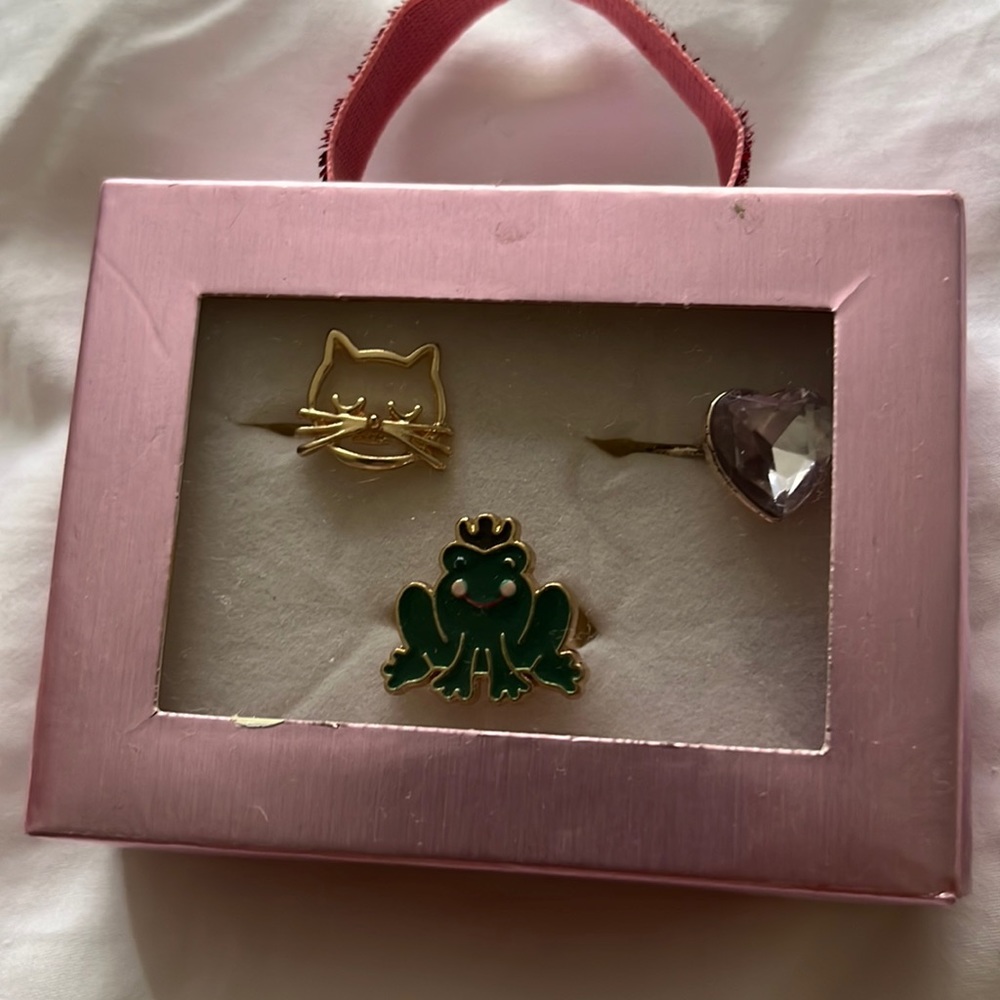 3 kid rings adjustable